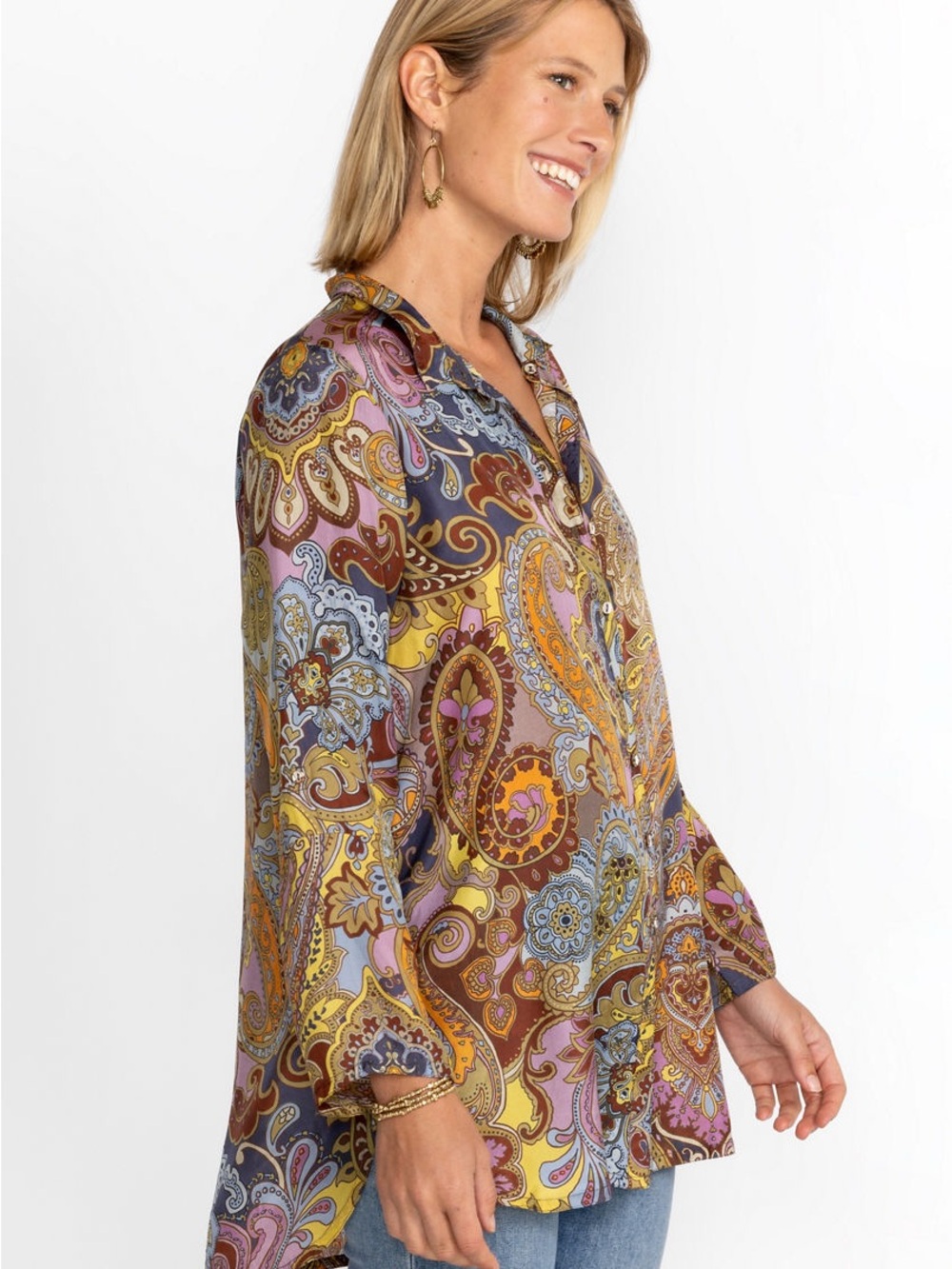 Johnny Was Sandlewood Tunic